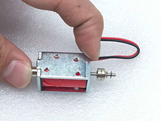 U0629 الإطار المفتوح والمغناطيسات الصغيرة 24V DC Push Pull Solenoid Small Size Linear Motion Actuator