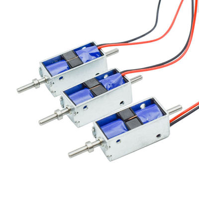 KS0735 مصغرة Dc 12v خطية 24 فولت Bistable مقفل سولينويد