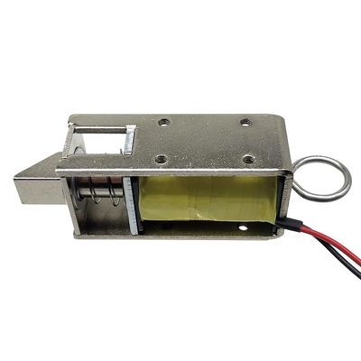 U1054-1g 5V 12V 24V DC قفل خزانة ملف لولبي صغير مفتوح الإطار يعمل بالسحب والدفع في حالة الإغلاق الطبيعي