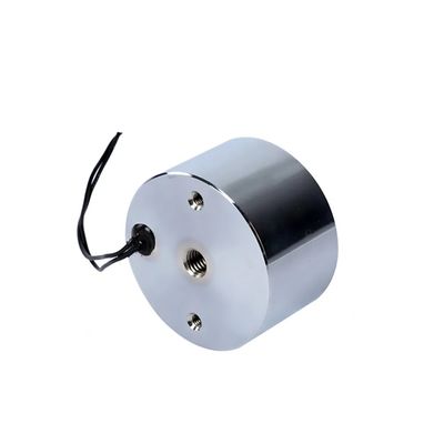 Mini Round Electromagnet 500N Holding Force DC 12v 24v Waterproof IP65 Custom Solenoid for Machining